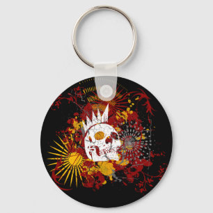 Punk'd Skull Keychain