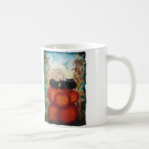 Punkin Pile - Pumpkins, Witch, Moon, Halloween Coffee Mug