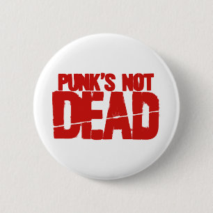 Punks Not Dead 6 Cm Round Badge