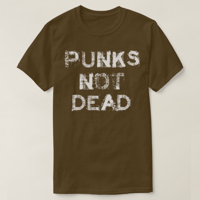 Punks not dead logo T-Shirt (Design Front)