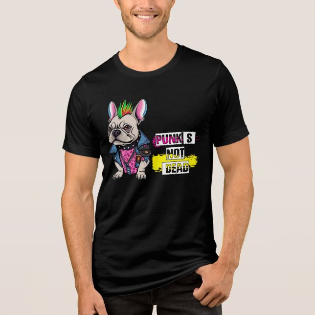 Punk's not dead Tri-Blend shirt (Front)