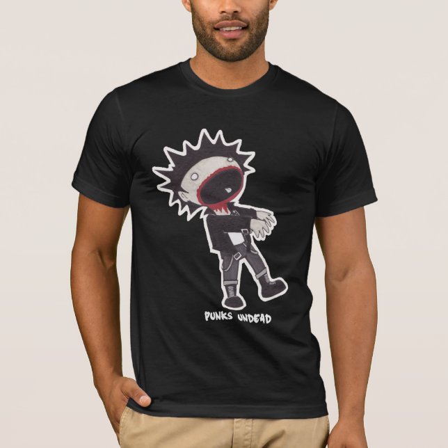 Punks Undead T-Shirt [Dark Garments] (Front)