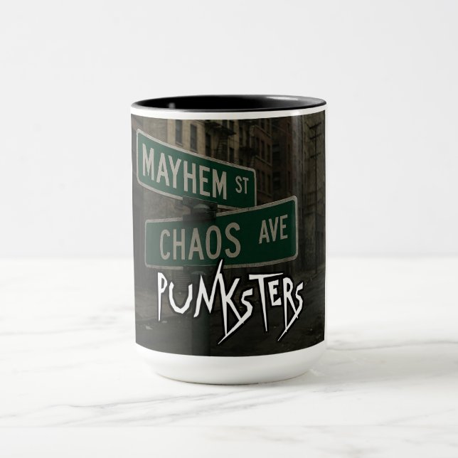 Punksters Mayhem and Chaos Mug (Center)