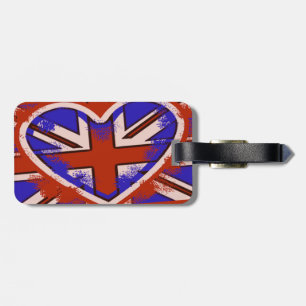 Punky British Style Luggage Tag