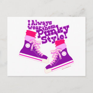 Punky Style Postcard