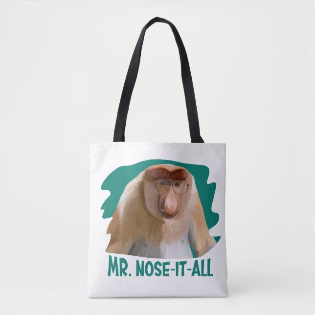 Punny Proboscis Monkey  Tote Bag (Front)
