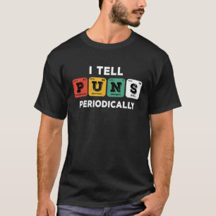 PUNS periodic table Geek Chemist or pharmacist Ret T-Shirt