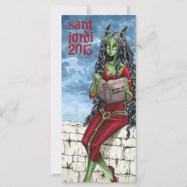 Punt de llibre Drac Sant Jordi 2013 (Front)