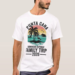 Punta Cana 2026 Dominican Republic Vacation Vintag T-Shirt