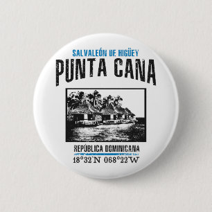 Punta Cana 6 Cm Round Badge