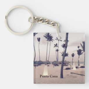 Punta Cana Acrylic Keychain (double-sided)