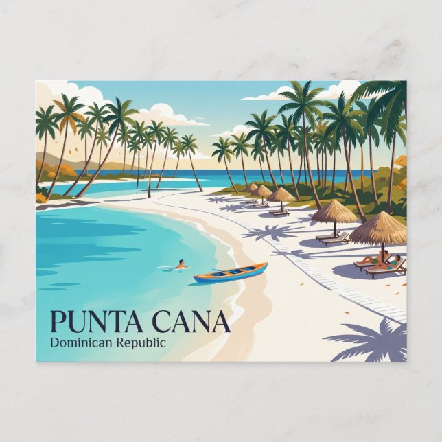 Punta Cana Beach Dominican Republic Postcard (Front)