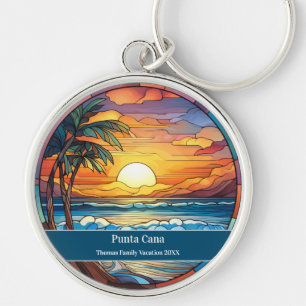 Punta Cana Beach Vacation Key Ring