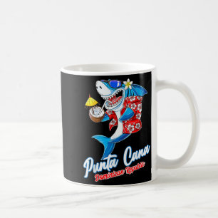 Punta Cana Dominican 2026 Shark Summer Beach Coffee Mug