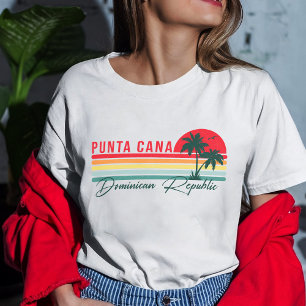 Punta Cana Dominican Palm Tree Beach Vintage T-Shirt