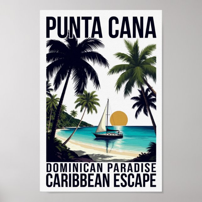 Punta Cana Dominican Paradise Poster (Front)