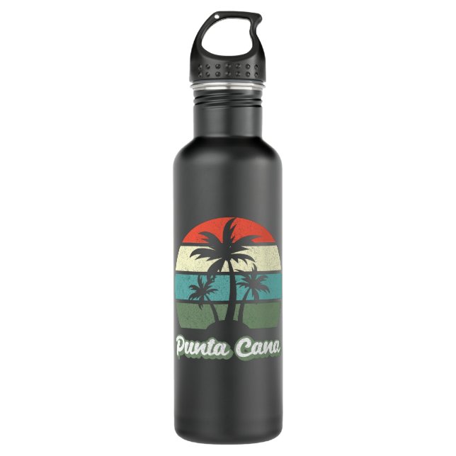 Punta Cana Dominican Republic Family Vacation 710 Ml Water Bottle (Front)