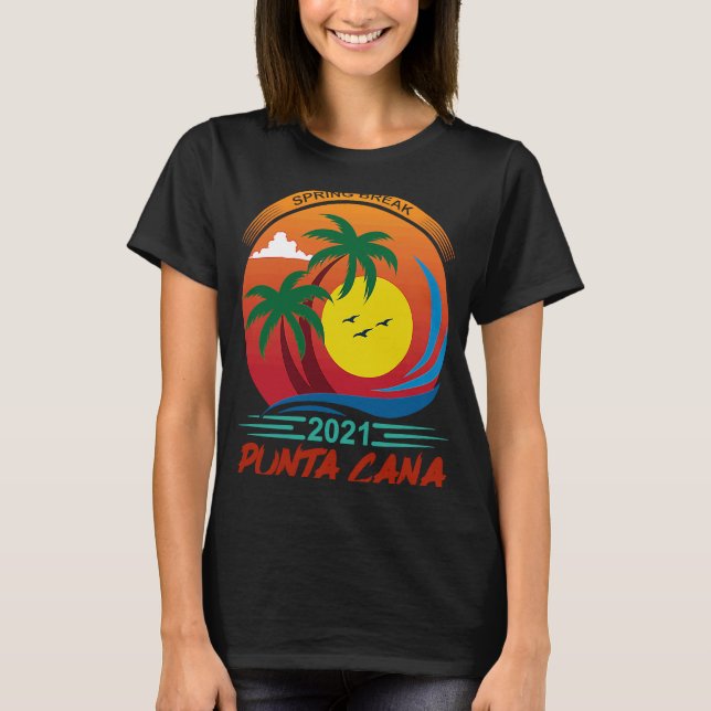 Punta Cana Dominican Republic Holiday Beach Ocean T-Shirt (Front)