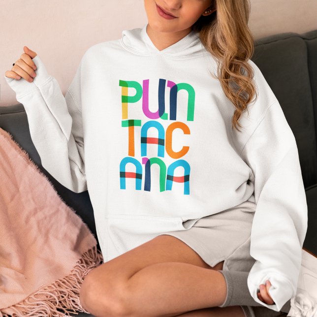 Punta Cana Dominican Republic Pop Art Letters Hoodie (Creator Uploaded)