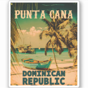 Punta Cana Dominican Republic - Retro Souvenir 80s