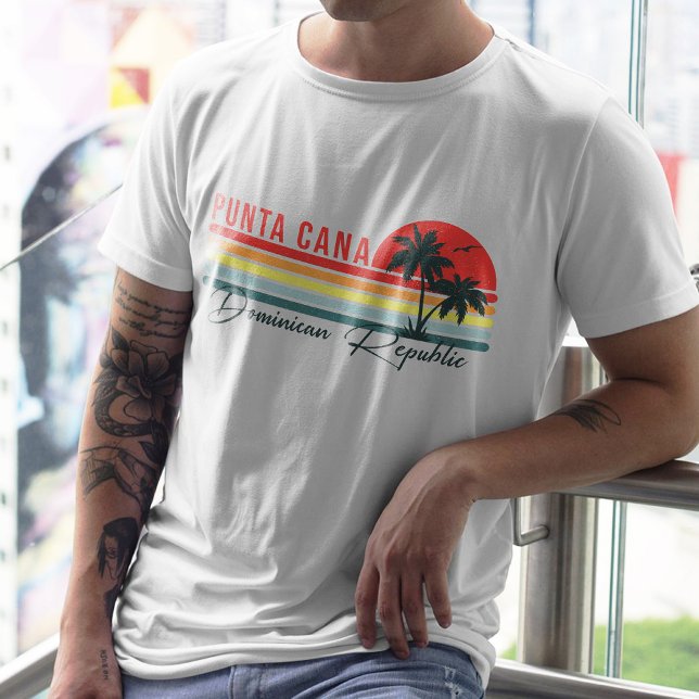 Punta Cana Dominican Republic - Retro Souvenir 80s T-Shirt (Creator Uploaded)