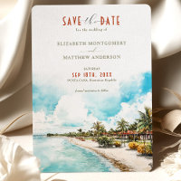 Punta Cana Dominican Republic Save the Date