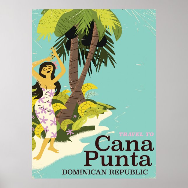 Punta Cana Dominican Republic Travel poster (Front)
