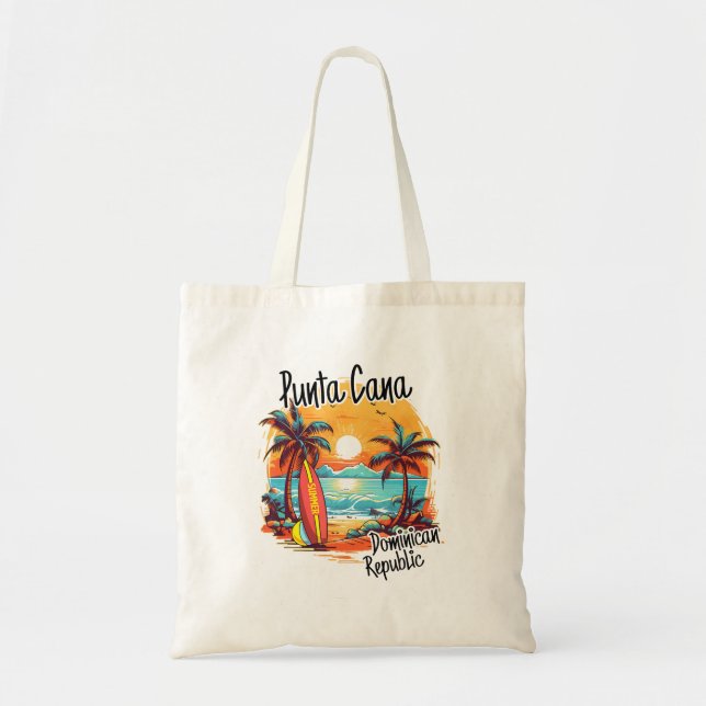 Punta Cana Dominican Republic Vacation Beach Famil Tote Bag (Front)