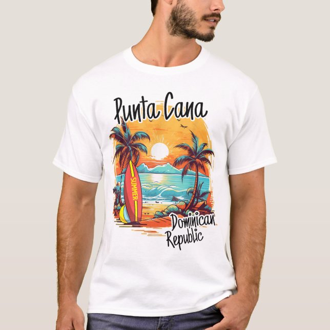 Punta Cana Dominican Republic Vacation Beach  T-Shirt (Front)