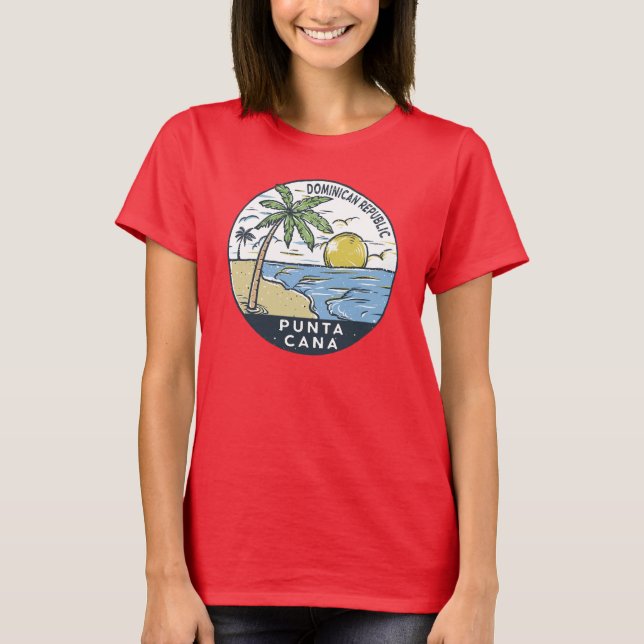 Punta Cana Dominican Republic Vintage T-Shirt (Front)