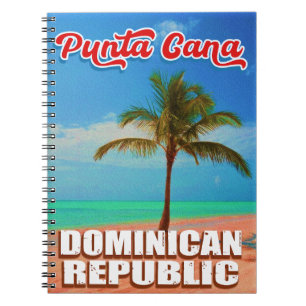 Punta Cana Dominican - Vintage Souvenir 80s Notebook