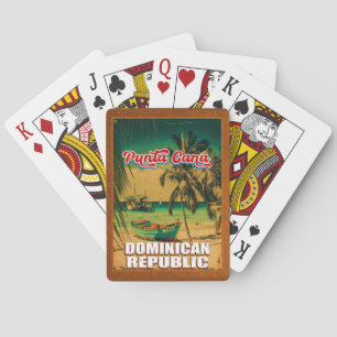 Punta Cana Dominican - Vintage Souvenir 80s Playing Cards