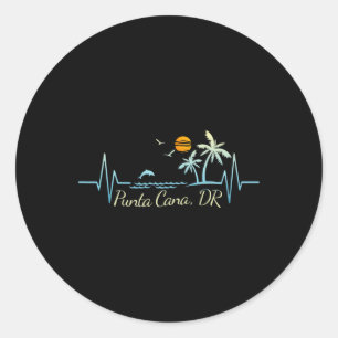 Punta Cana Dr Souvenir Spring Break Punta Cana Classic Round Sticker