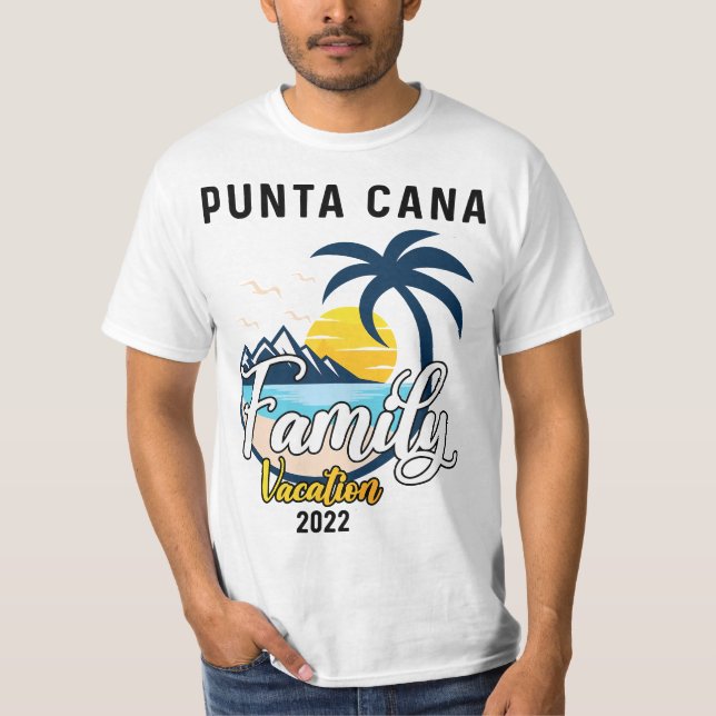 Punta Cana Family Vacation 2022 Matching Dominican T-Shirt (Front)
