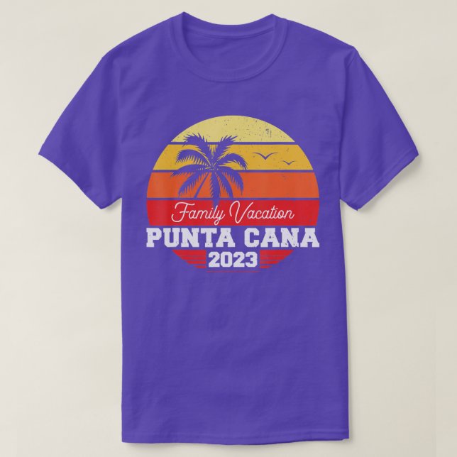 Punta Cana Family Vacation 2023 Matching Holiday S T-Shirt (Design Front)