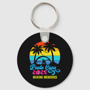 Punta Cana Family Vacation 2025 Dominican Republic Key Ring