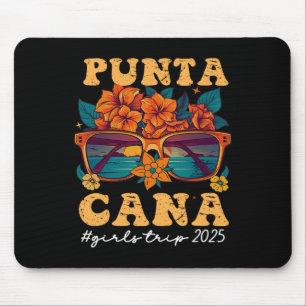 Punta Cana Girls Trip 2025 Matching Group Vacation Mouse Mat