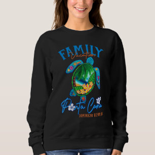 Punta Cana Sea Turtle Dominican Matching Family Va Sweatshirt