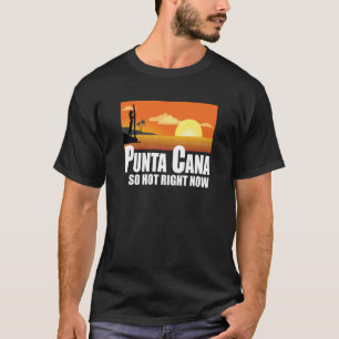 Punta Cana so hot right now Retro Travel Beach Vac T-Shirt