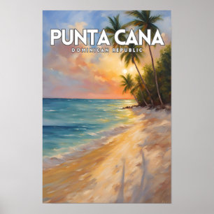 Punta Cana Travel Art Poster