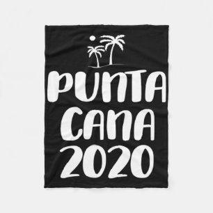 Punta Cana Vacation Trip Fleece Blanket