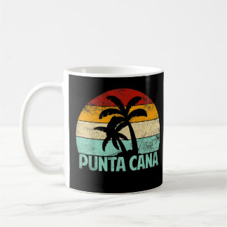 Punta Cana Vintage 70s 80s Retro Vacation Dominica Coffee Mug