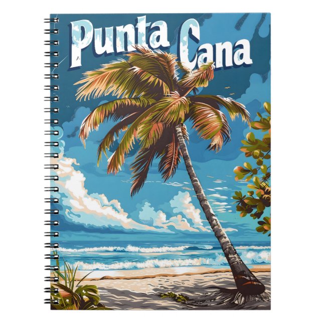 Punta Cana Vintage Notebook (Front)