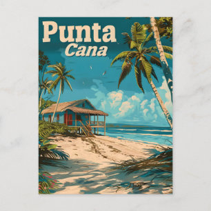 Punta Cana Vintage travel Postcard