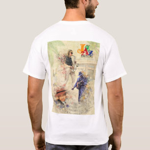 Punta Gorda's 2016 Wine & Jazz Poster design T-Shirt