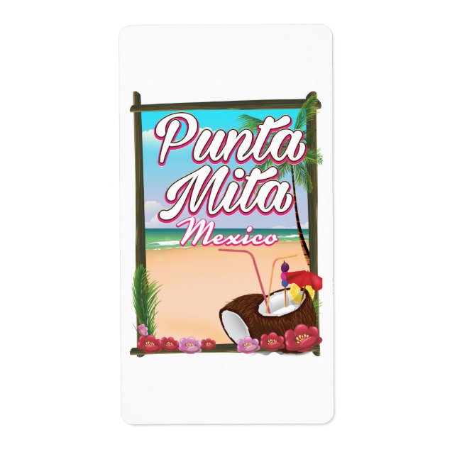 Punta Mita, Mexico Beach travel poster (Front)