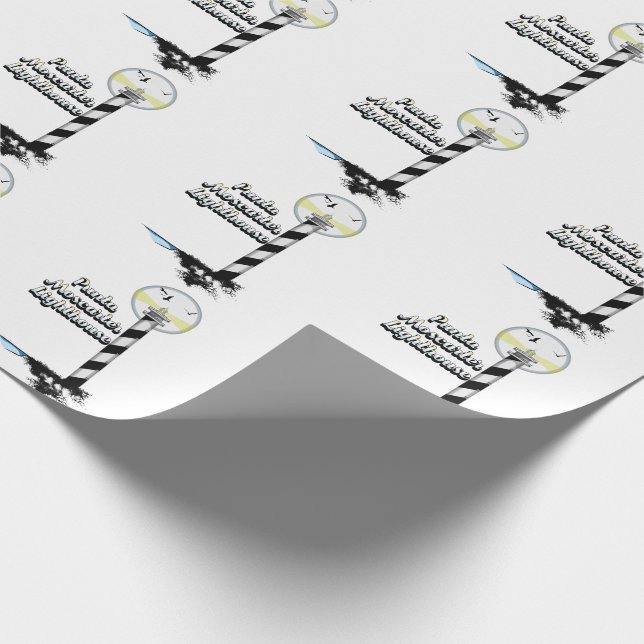 Punta Moscarter Lighthouse Wrapping Paper (Corner)