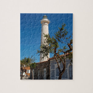 Punta Secca lighthouse, Sicily, Italy Jigsaw Puzzle