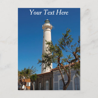 Punta Secca lighthouse, Sicily, Italy Postcard
