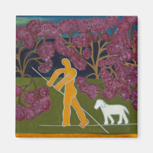 Punting in the River Avon 2011 Magnet